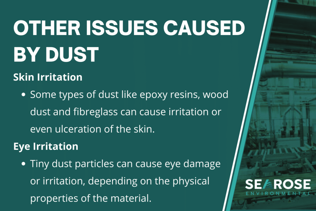 some other dangers of dust description text