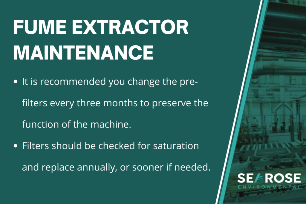proper fume extraction maintenance guide 